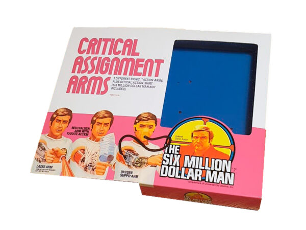 Denys Fisher Six Million Dollar Man Critical Assignment Arms Reproduction Box
