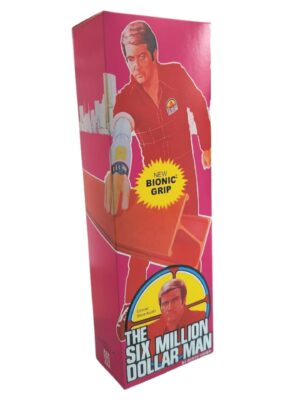 Denys Fisher Six Million Dollar Man Bionic Grip Figure Repro Box (Non Window Version)
