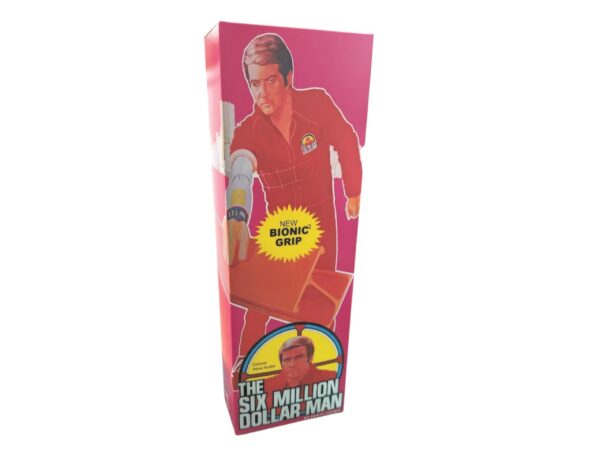 Denys Fisher Six Million Dollar Man Bionic Grip Figure Repro Box (Non Window Version)