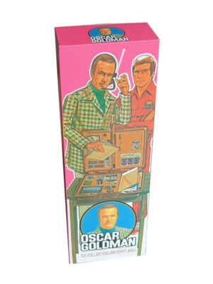 Denys Fisher Oscar Goldman Figure Repro Box (Non Window Version)