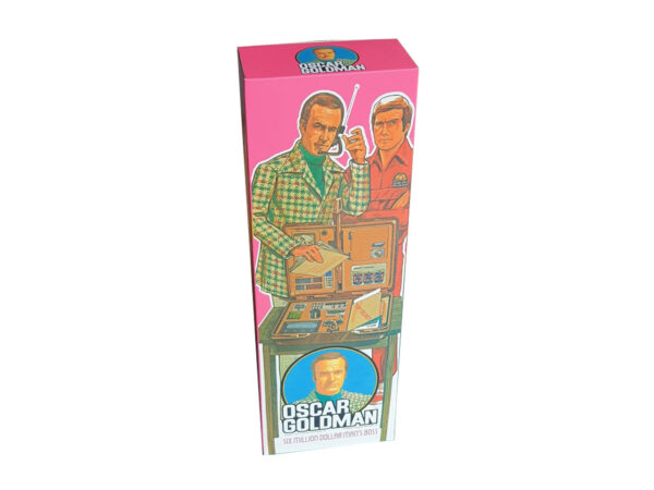 Denys Fisher Oscar Goldman Figure Repro Box (Non Window Version)