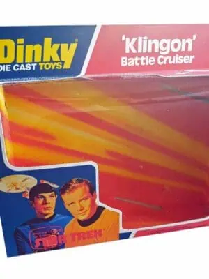 Dinky Toys 357 Star Trek Klingon Battle Cruiser Repro Box