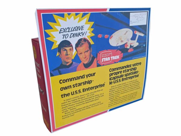 Dinky Toys 357 Star Trek Klingon Battle Cruiser Repro Box