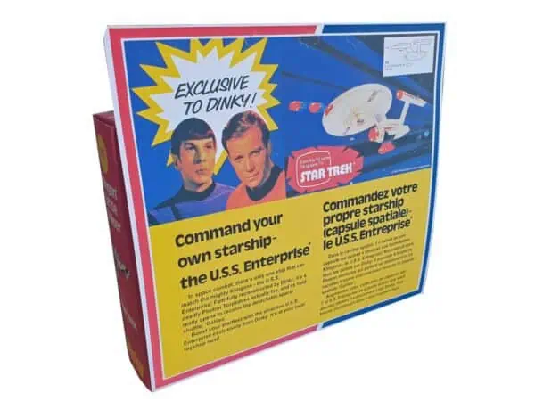 Dinky Toys 357 Star Trek Klingon Battle Cruiser Repro Box