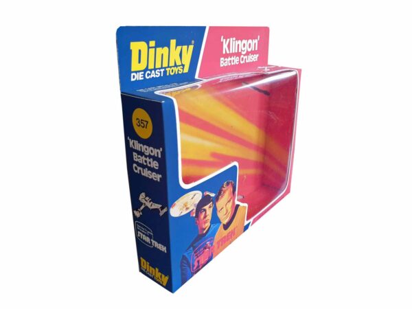 Dinky Toys 357 Star Trek Klingon Battle Cruiser Repro Box
