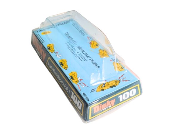 Dinky Toys 100 FAB 1 Rolls Royce Short Version Blister/Bubble (Thick Font) Repro Box