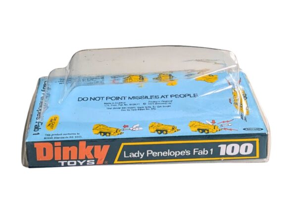 Dinky Toys 100 FAB 1 Rolls Royce Short Version Blister/Bubble (Thick Font) Repro Box