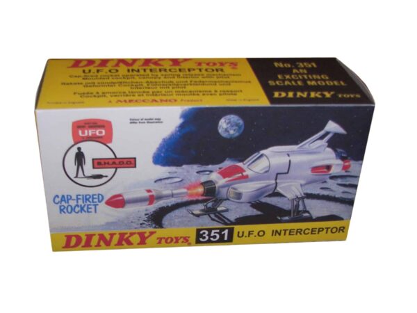 Dinky Toys 351 Shado Interceptor Repro Box