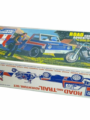 Ideal Toys Evel Knievel Road and Trail Adventure Set Reproduction Box