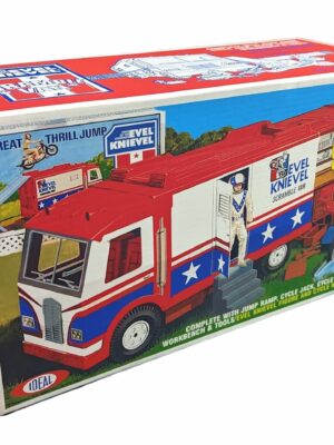 Ideal Toys Evel Knievel Scramble Van Reproduction Box