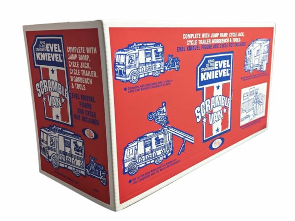 Ideal Toys Evel Knievel Scramble Van Reproduction Box