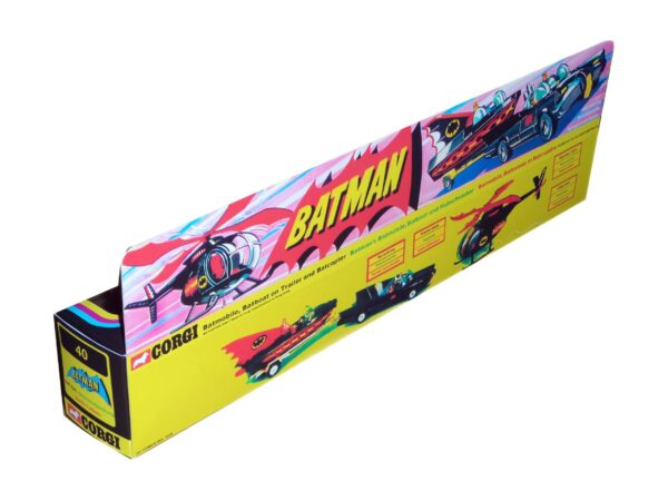 Corgi Toys Giftset 40 Batmobile, Batboat and Batcopter Repro Box Corgi Toys Giftset 40 Batmobile, Batboat and Batcopter Repro Box