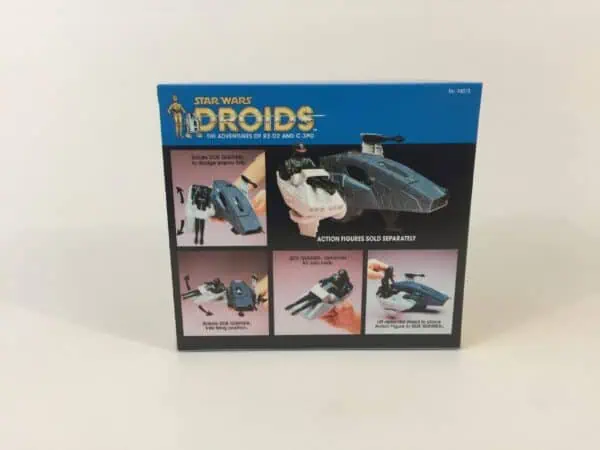 Vintage Star Wars Droids Side Gunner box and inserts