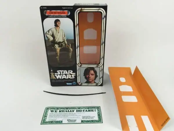 Star Wars 12 Inch Luke Skywalker Reproduction Box and Inserts