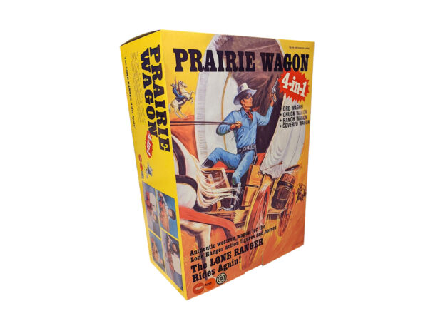 Marx Toys The Lone Ranger Prairie Wagon Repro Box