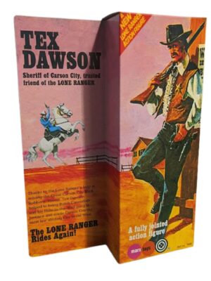 Marx Toys Tex Dawson Figure Repro Box