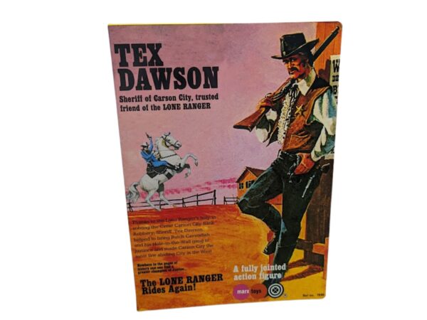 Marx Toys Tex Dawson Figure Repro Box