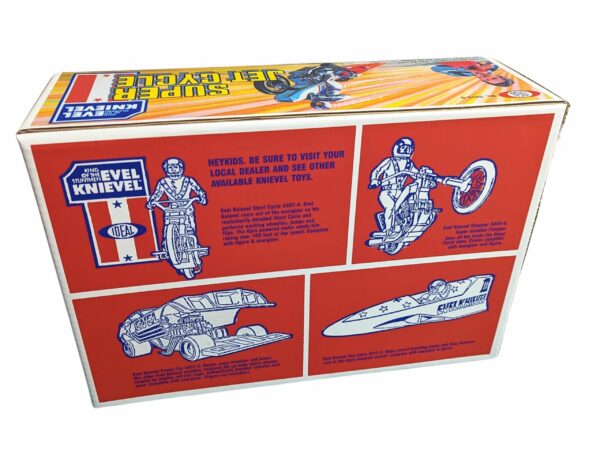 Ideal Toys Evel Knievel Super Jet Cycle Reproduction Box