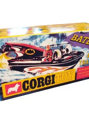 Corgi Toys 107 Batboat and Trailer Repro Box