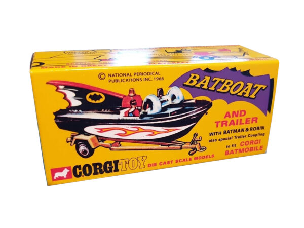 Corgi Toys 107 Batboat and Trailer Repro Box - 20th Century Box