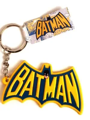 DC Comics Batman Logo Rubber Keyring