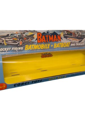 Corgi Toys Gift Set 3 1st Edition Batmobile and Batboat Repro Box