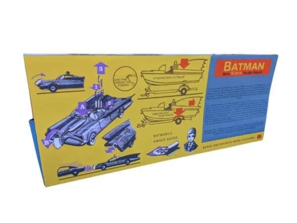 Corgi Toys Gift Set 3 1st Edition Batmobile and Batboat Repro Box