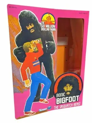 Kenner Six Million Dollar Man Biosonic Bigfoot Figure 2nd Version Reproduction Box