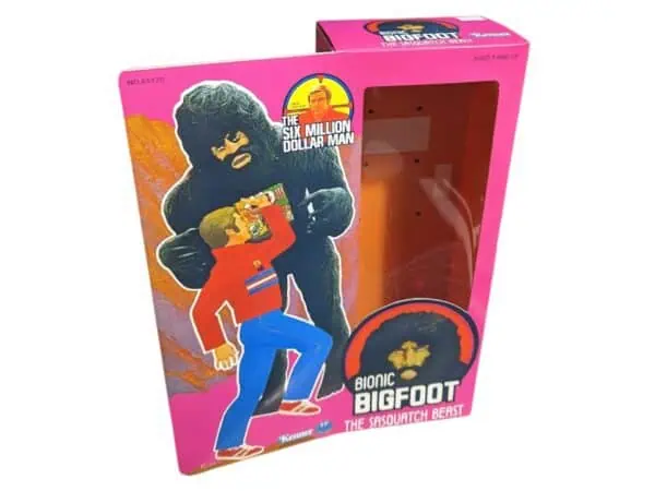 Kenner Six Million Dollar Man Biosonic Bigfoot Figure 2nd Version Reproduction Box