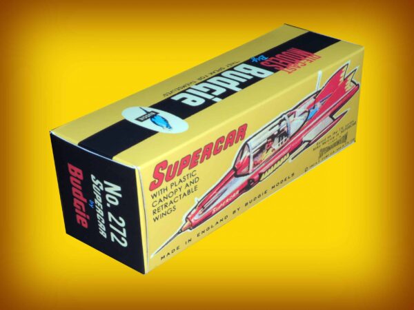 Budgie Models 272 Mike Mercury Supercar Repro Box