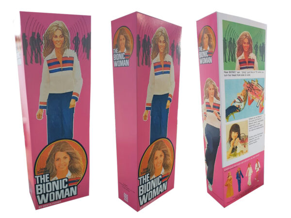 Denys Fisher Bionic Woman Figure Repro Box (Non Window Version) Code 3