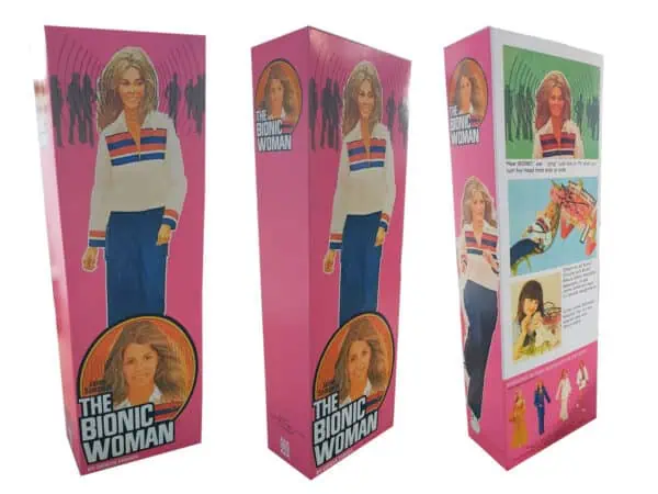 Denys Fisher Bionic Woman Figure Repro Box (Non Window Version) Code 3
