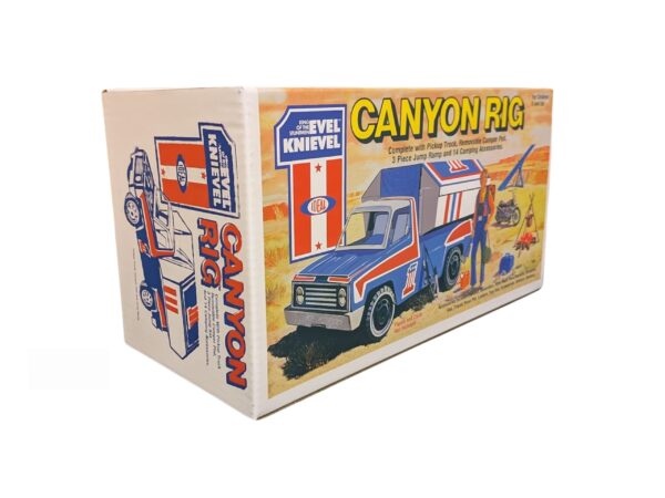Ideal Toys Evel Knievel Canyon Rig Reproduction Box