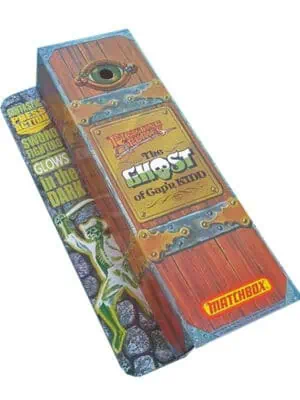 Matchbox Fighting Furies Ghost of Cap'n Kidd Figure Repro Box