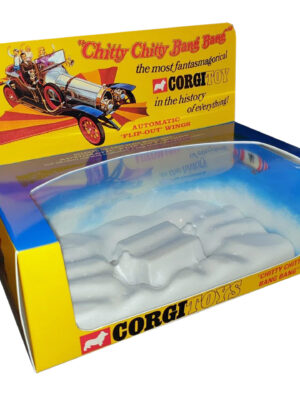 Corgi Toys 266 Chitty Chitty Bang Bang Repro Box with Plastic Cloud Corgi Toys 266 Chitty Chitty Bang Bang Repro Box with Plastic Cloud