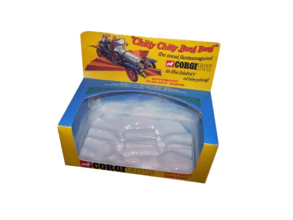 Corgi Toys 266 Chitty Chitty Bang Bang Repro Box with Plastic Cloud Corgi Toys 266 Chitty Chitty Bang Bang Repro Box with Plastic Cloud