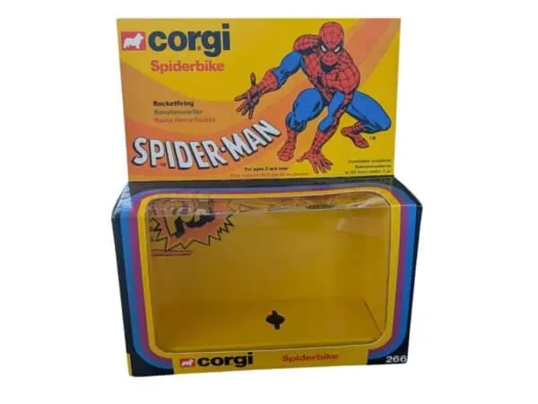 Corgi Toys 266 Spiderman Spiderbike Repro Box