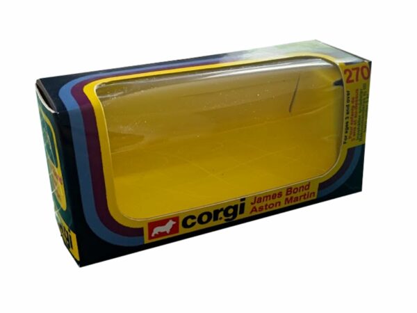Corgi Toys 270 – 1978 version James Bond Aston Martin DB5 Repro Box Corgi Toys 270 - 1978 version James Bond Aston Martin DB5 Repro Box