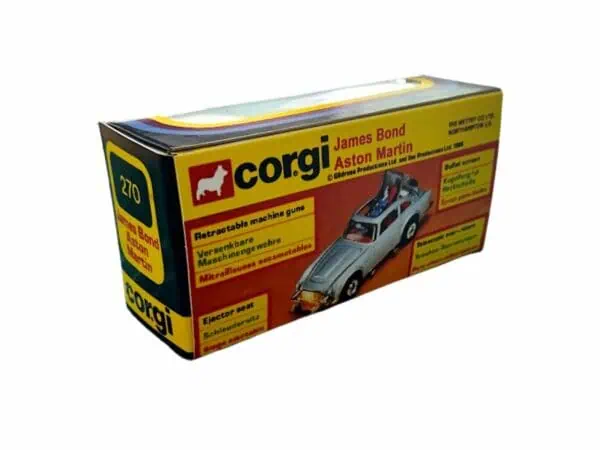 Corgi Toys 270 - 1978 version James Bond Aston Martin DB5 Repro Box