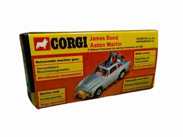 Corgi Toys 270 Version 2 James Bond Aston Martin DB5 Repro Box
