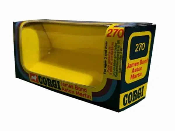 Corgi Toys 270 Version 2 James Bond Aston Martin DB5 Repro Box