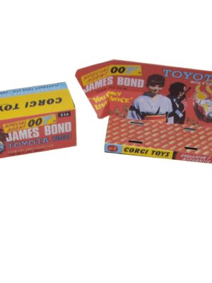 Corgi Toys 336 James Bond Toyota 2000GT Repro Box