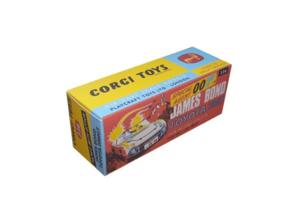 Corgi Toys 336 James Bond Toyota 2000GT Repro Box