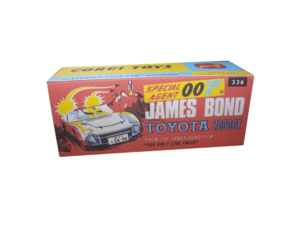 Corgi Toys 336 James Bond Toyota 2000GT Repro Box