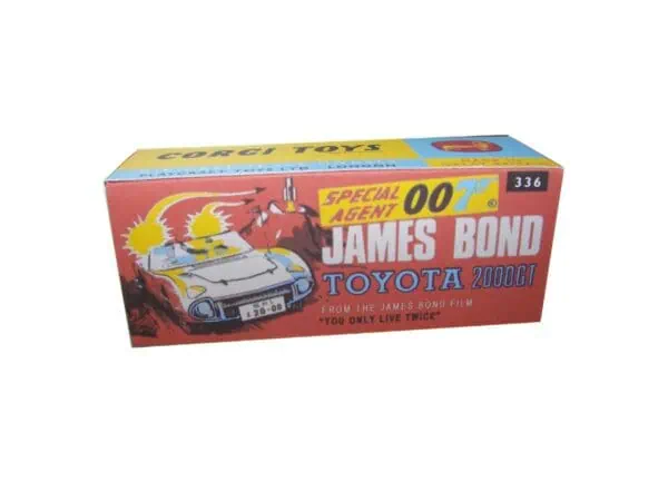 Corgi Toys 336 James Bond Toyota 2000GT Repro Box