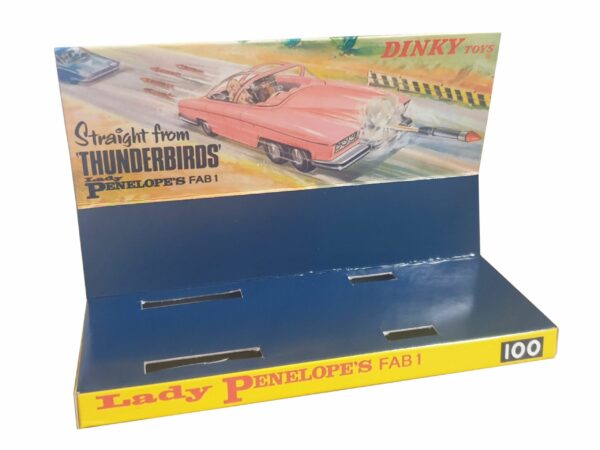 Dinky Toys 100 Lady Penelope’s FAB 1 Repro Box Dinky Toys 100 Lady Penelope's FAB 1 Repro Box
