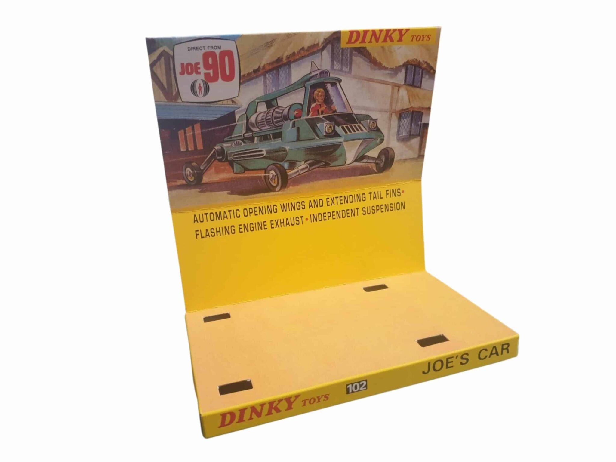 Poster Pubblicitario Dinky Toys 102 Joe 90 Gerry Anderson 1968, Formato Grande, Foglio Originale