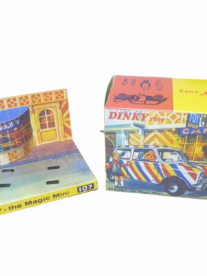 Dinky Toys 107 Stripey The Magic Mini Repro Box Dinky Toys 107 Stripey The Magic Mini Repro Box