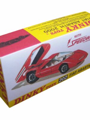 Dinky Toys 202 Fiat Arbarth Repro Box