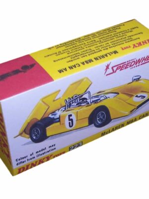 Dinky Toys 223 McClaren M8A Racing Car repro box
